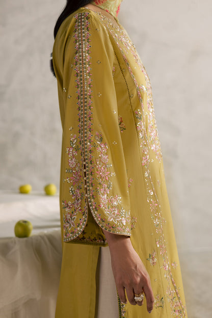 Batik | Festive Eid 26 | Essence - Luxury Dress - available at Maria Faisal in UK and USA.