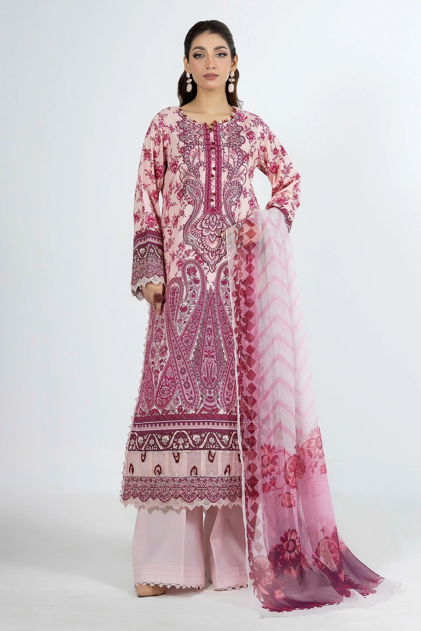 Adans Libas | Ethnic Prints | ETHNIC 1659 - Luxury Dress - available at Maria Faisal in UK and USA.