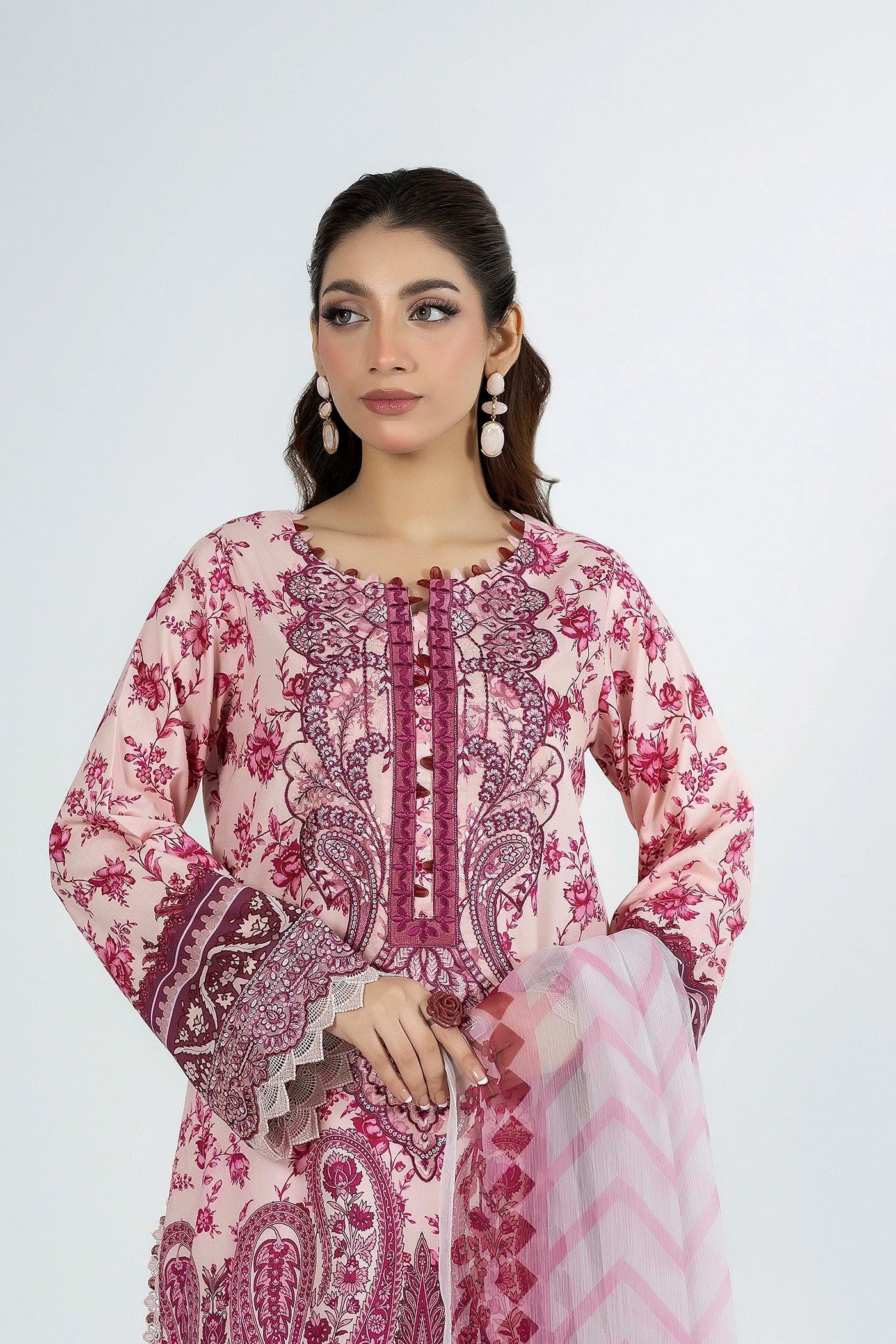 Adans Libas | Ethnic Prints | ETHNIC 1659 - Luxury Dress - available at Maria Faisal in UK and USA.