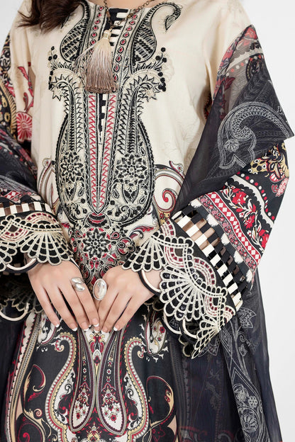 Adans Libas | Ethnic Prints | ETHNIC 1650 - Luxury Dress - available at Maria Faisal in UK and USA.