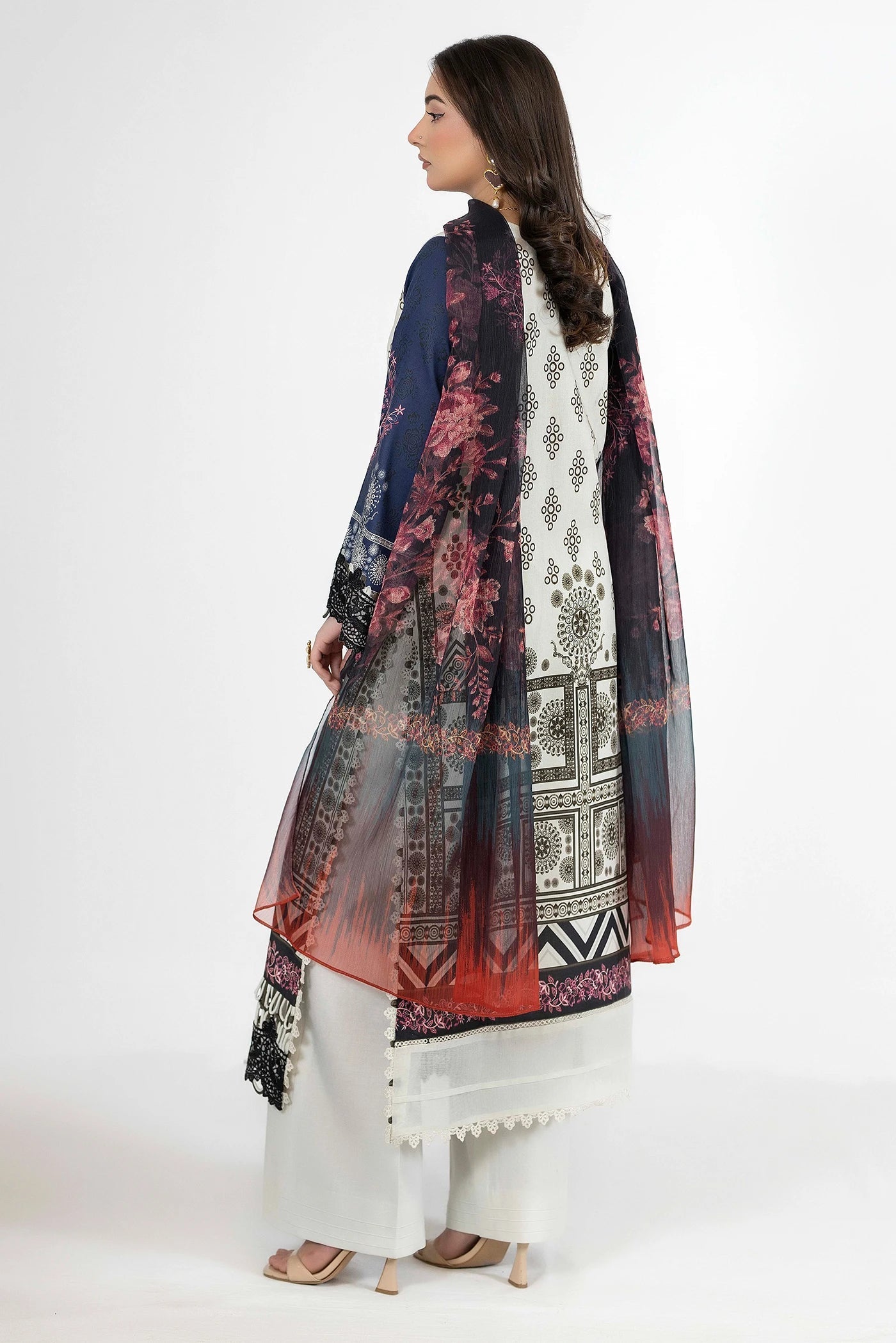 Adans Libas | Ethnic Prints | ETHNIC 1652 - Luxury Dress - available at Maria Faisal in UK and USA.