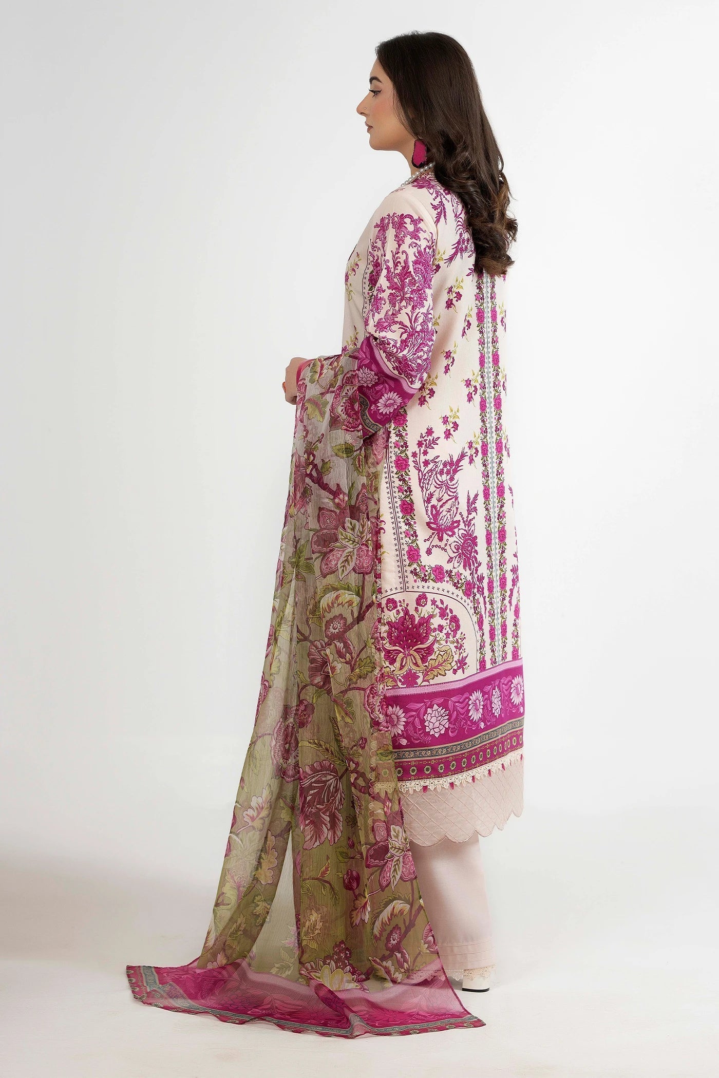 Adans Libas | Ethnic Prints | ETHNIC 1654 - Luxury Dress - available at Maria Faisal in UK and USA.
