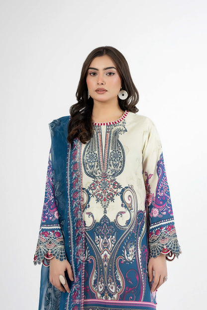 Adans Libas | Ethnic Prints | ETHNIC 1656 - Luxury Dress - available at Maria Faisal in UK and USA.
