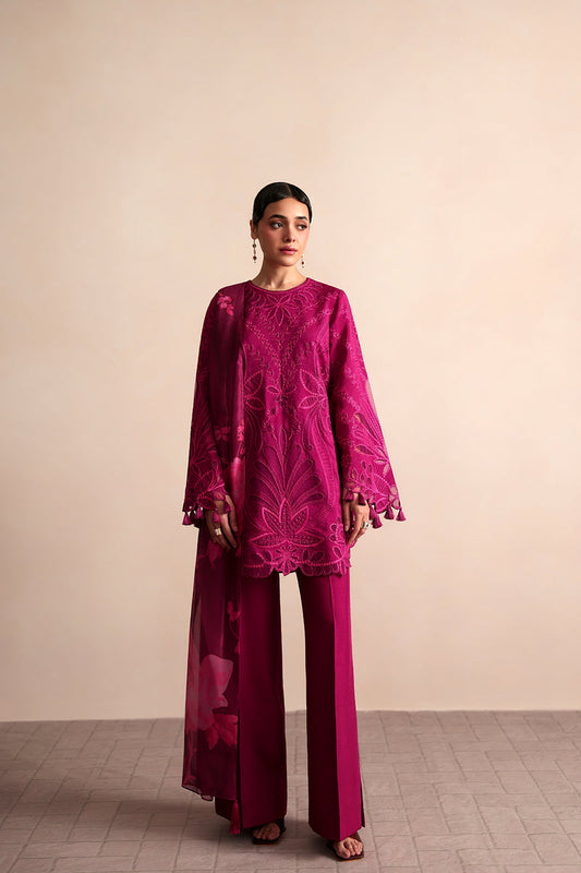 Saira Rizwan | Lael Silk Edit 26 | EVANIA-SRLC26-02 - Luxury Dress - available at Maria Faisal in UK and USA.