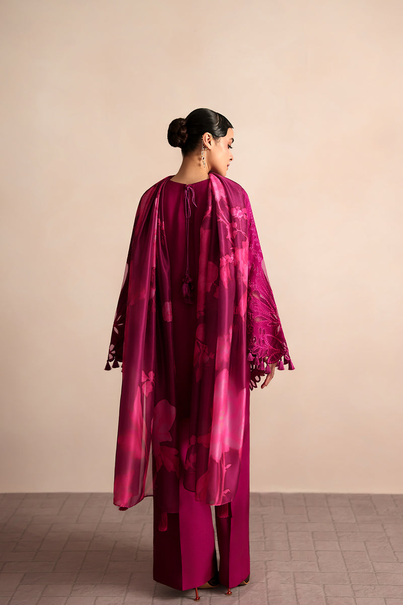 Saira Rizwan | Lael Silk Edit 26 | EVANIA-SRLC26-02 - Luxury Dress - available at Maria Faisal in UK and USA.