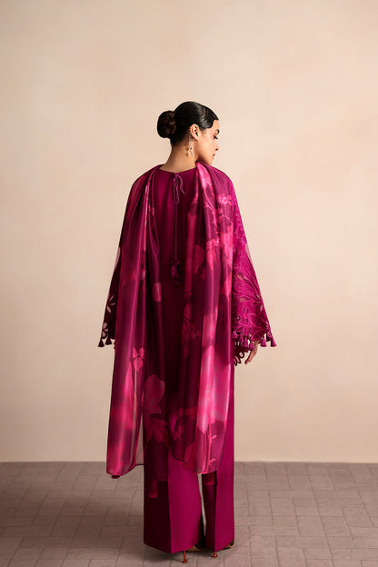 Saira Rizwan | Lael Silk Edit 26 | EVANIA-SRLC26-02 - Luxury Dress - available at Maria Faisal in UK and USA.