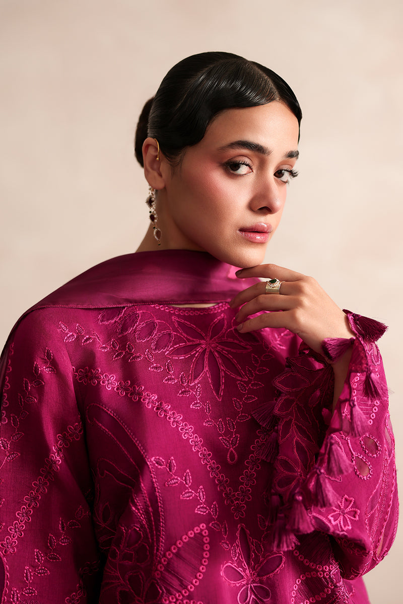 Saira Rizwan | Lael Silk Edit 26 | EVANIA-SRLC26-02 - Luxury Dress - available at Maria Faisal in UK and USA.