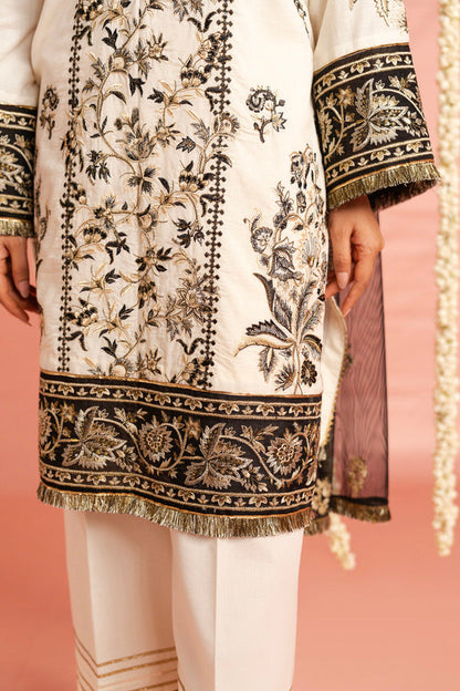 Al Karam | Festive Summer 25 | RTS | SHIRT, TROUSER & DUPATTA 01 - Ladies Clothes - Maria Faisal