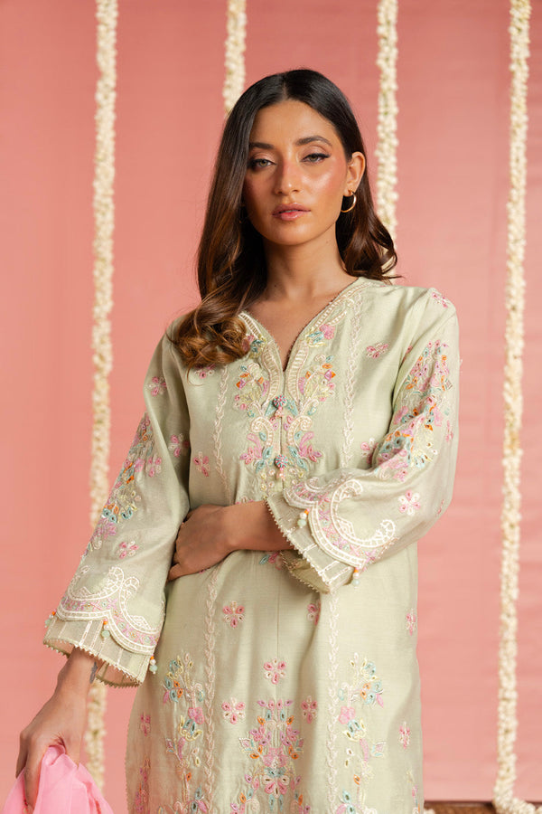 Al Karam | Festive Summer 25 | RTS | SHIRT, TROUSER & DUPATTA 06 - Ladies Clothes - Maria Faisal