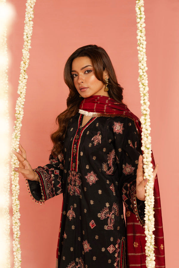 Al Karam | Festive Summer 25 | RTS | SHIRT, TROUSER & DUPATTA 02 - Ladies Clothes - Maria Faisal
