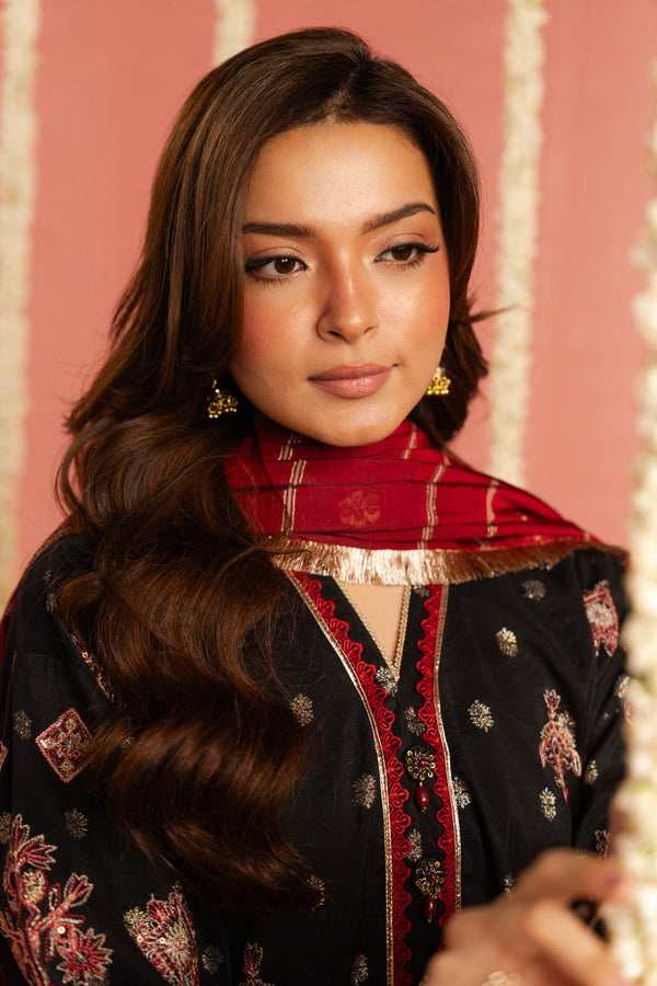 Al Karam | Festive Summer 25 | RTS | SHIRT, TROUSER & DUPATTA 02 - Ladies Clothes - Maria Faisal