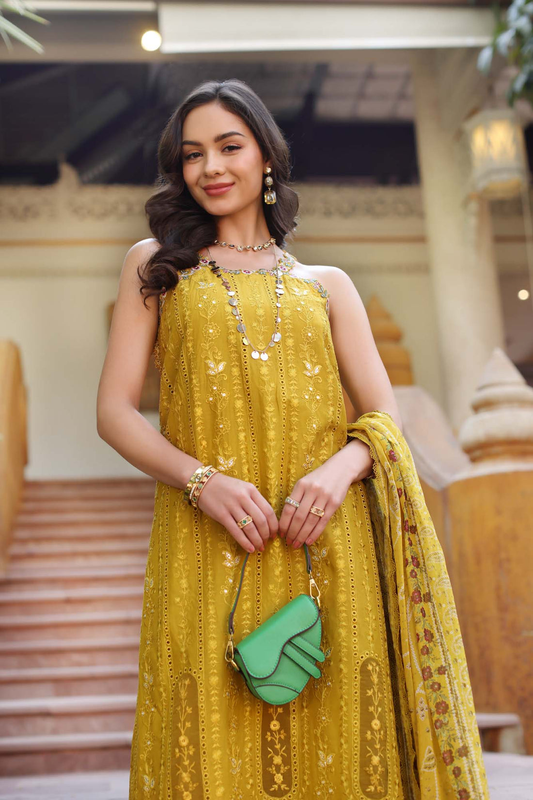 Noor by Saadia Asad | Eid Luxe Printedkari | D5-A by Maria Faisal - Registered Vendor of : Noor by Saadia Asad - type : Ladies Clothes - 100% original wedding dresses