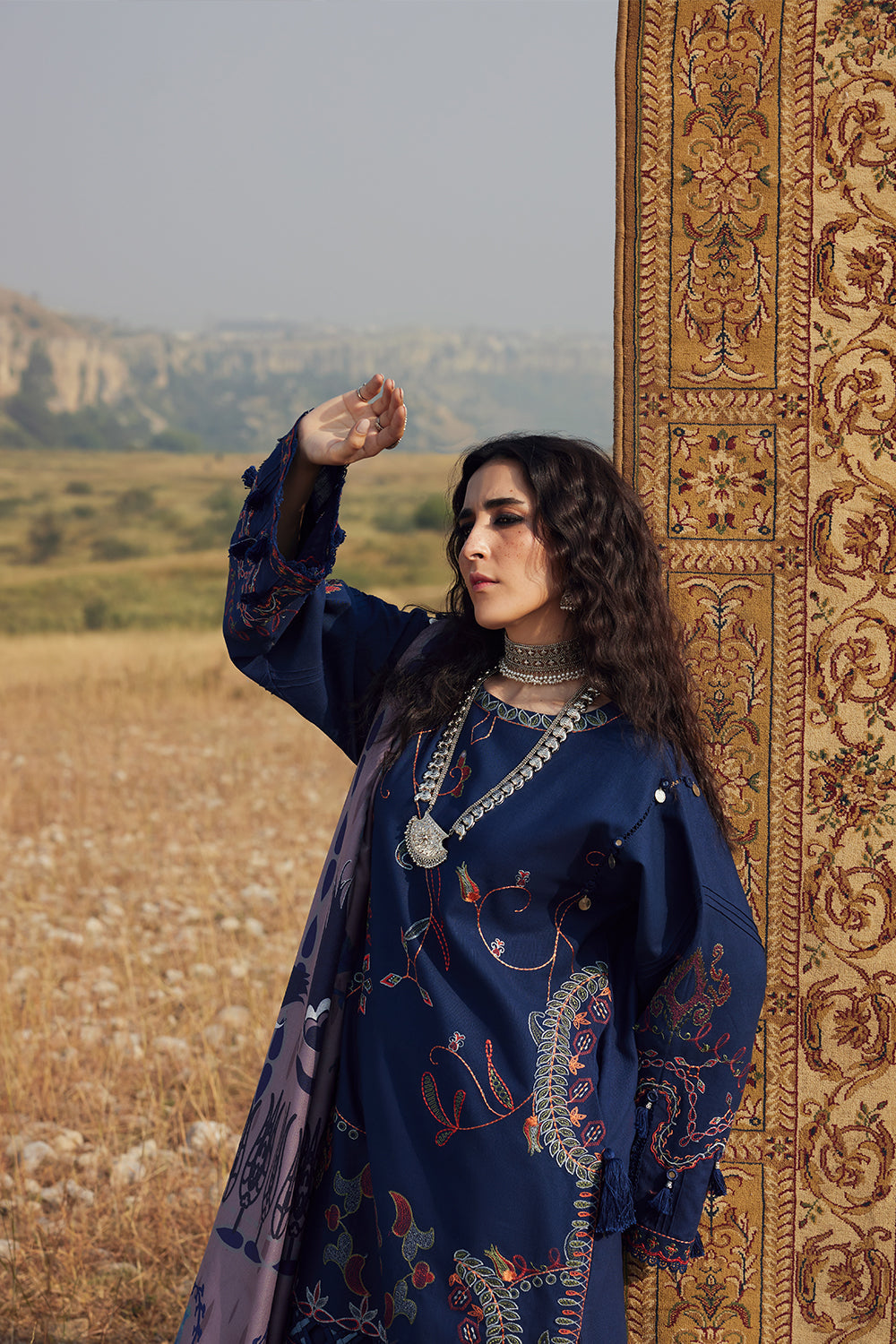 MAHRUKH-SRW25-08 – authentic Pakistani dress from the Winter Khaddar 25 collection for women in the UK