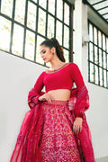 Saira Rizwan | Naqsh Festive | SRN24-04 Sharmas - Wedding Dress - Maria Faisal
