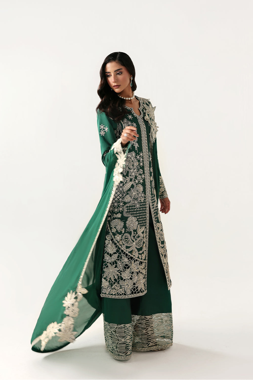 Saira Rizwan | Silk Luxe 26 | ARIN- SRLSP-26-05 - Dress - available at Maria Faisal in UK and USA.