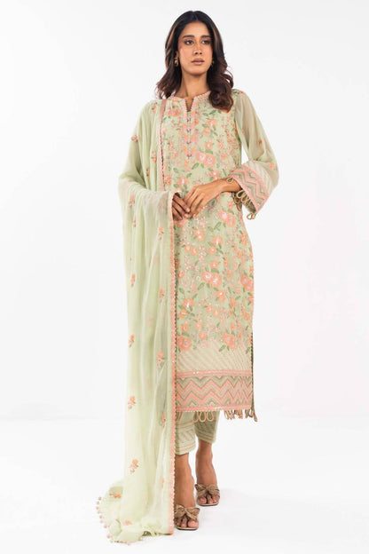 AlKaram | Festive Summer 25 | FC-22I-25-Pistachio by Maria Faisal - Registered Vendor of : Alkaram - type : Ladies Clothes - 100% original wedding dresses