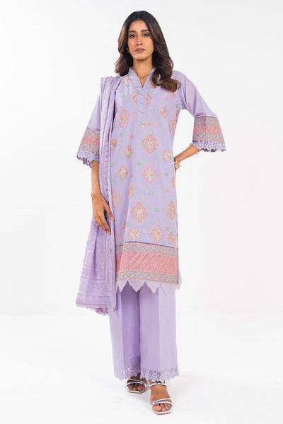 AlKaram | Festive Summer 25 | FC-24J-25-Lavender by Maria Faisal - Registered Vendor of : Alkaram - type : Ladies Clothes - 100% original wedding dresses