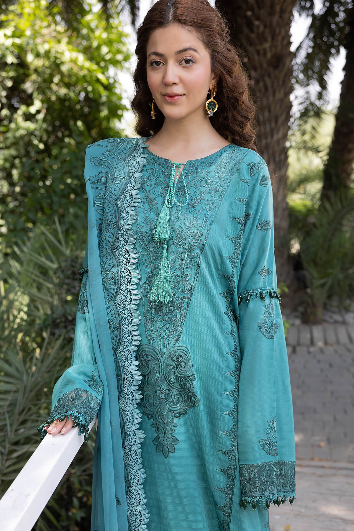 Raeesa Premium | Ferya Lawn | Noor E Fajar | Ferya | FD-03 - Ladies Clothes - Maria Faisal