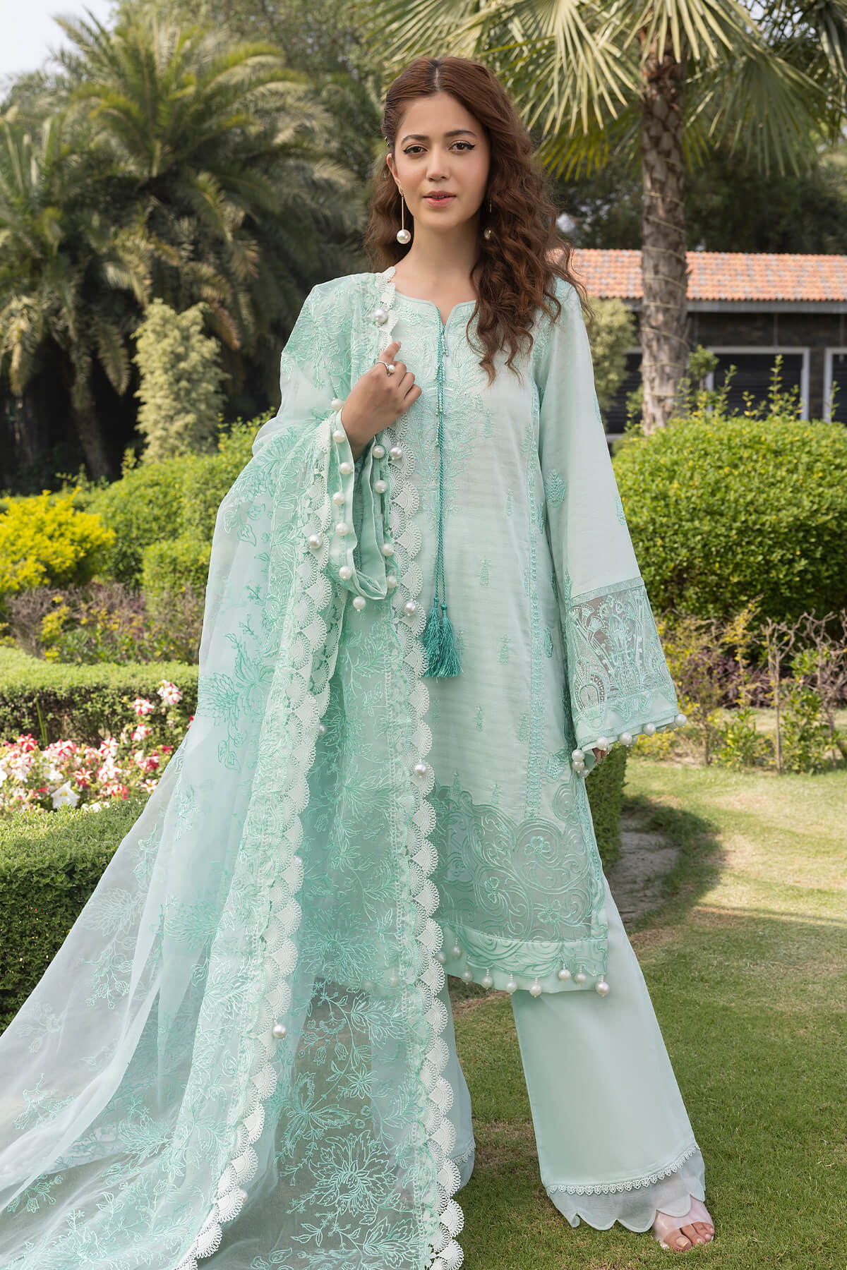 Raeesa Premium | Ferya Lawn | Noor E Fajar | Ferya | FD-04 - Ladies Clothes - Maria Faisal