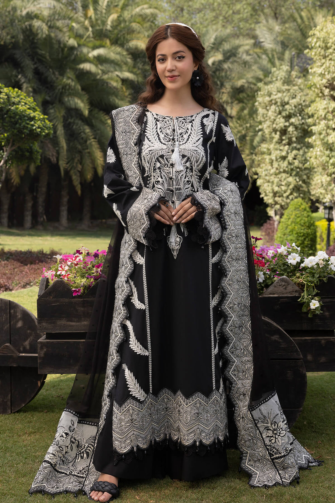 Raeesa Premium | Ferya Lawn | Noor E Fajar | Ferya | FD-07 - Ladies Clothes - Maria Faisal