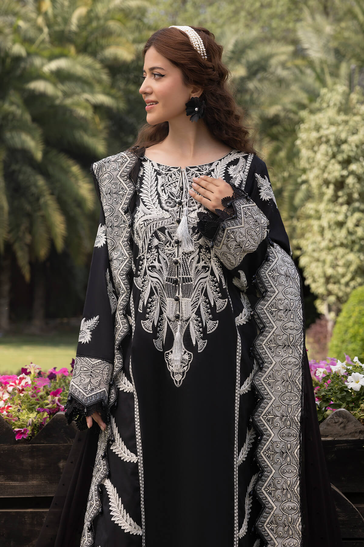 Raeesa Premium | Ferya Lawn | Noor E Fajar | Ferya | FD-07 - Ladies Clothes - Maria Faisal