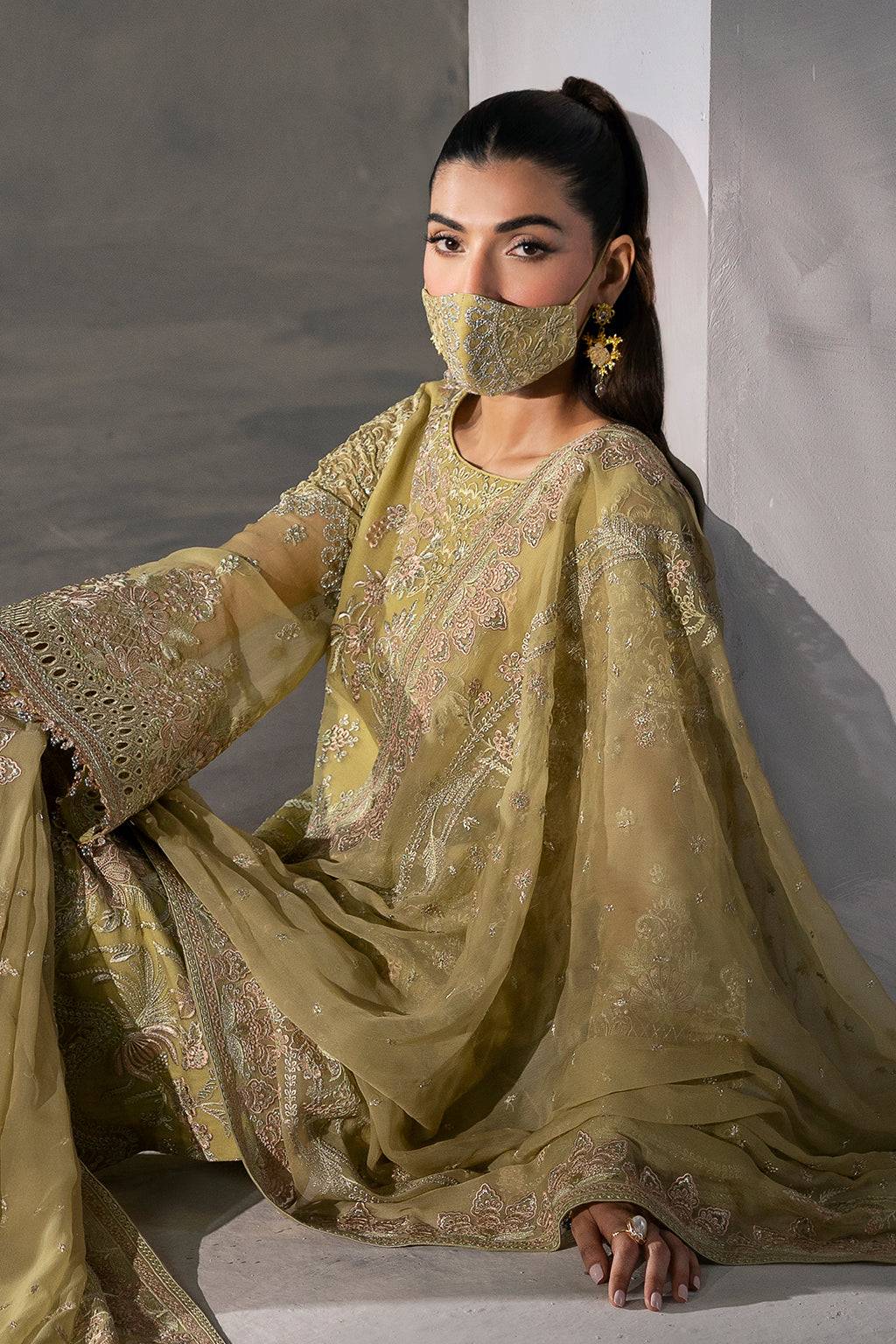 Flossie | Laconic Formals | FE - 903 by Maria Faisal - Registered Vendor of : Flossie - type : Ladies Clothes - 100% original wedding dresses