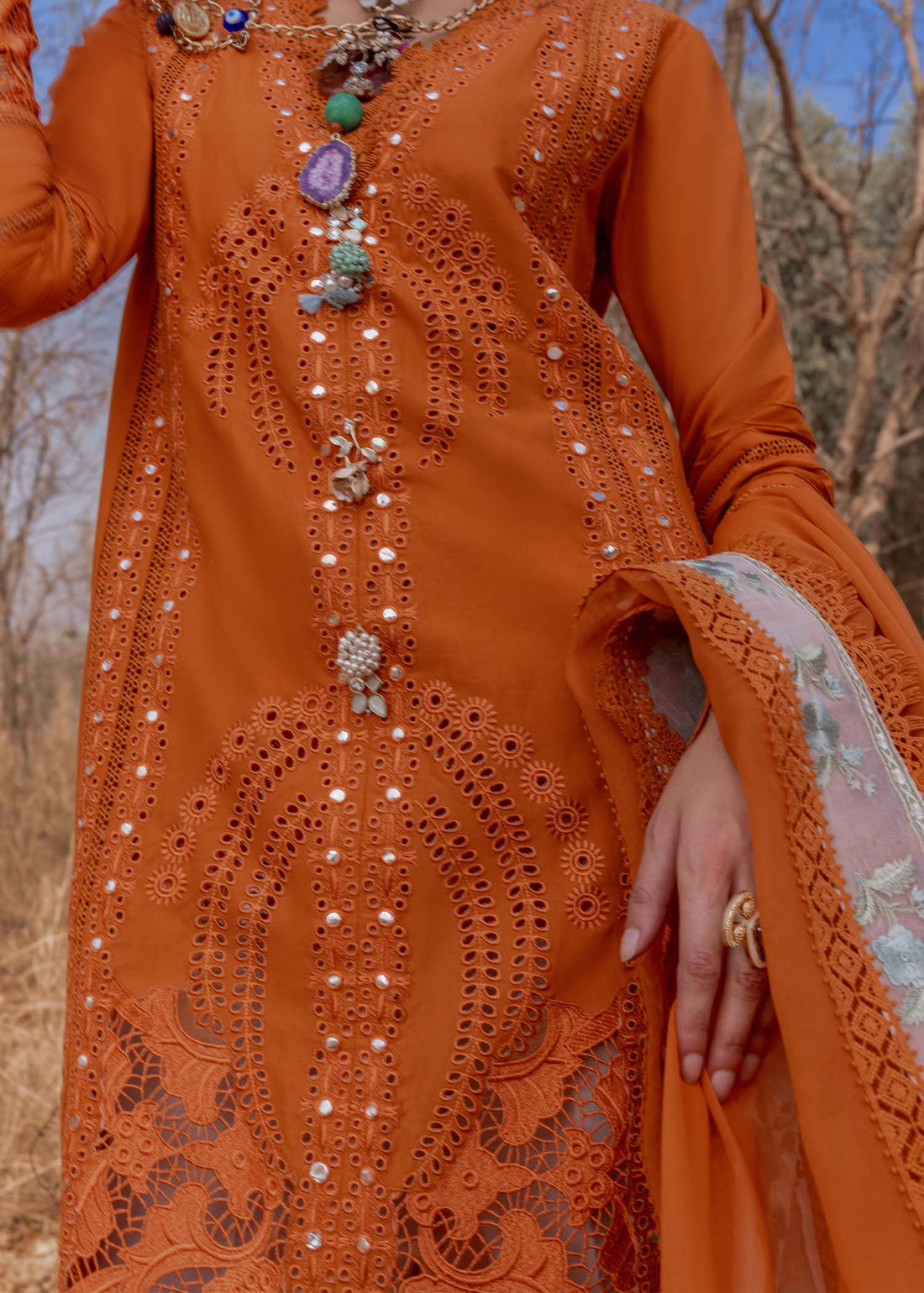 Saira Shakira | Luxury Lawn 25 | SHAMS-B - Ladies Clothes - Maria Faisal