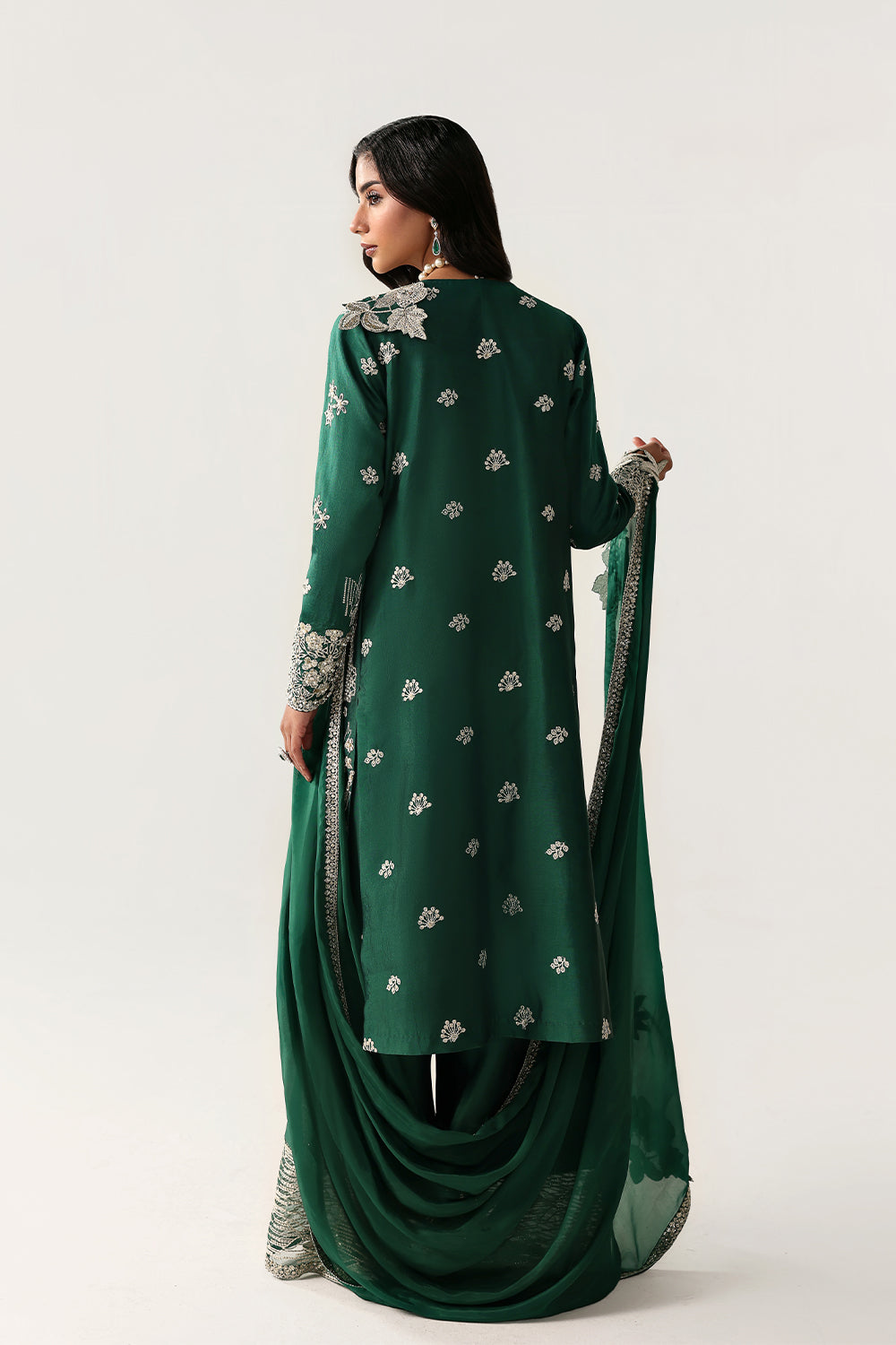 Saira Rizwan | Silk Luxe 26 | ARIN- SRLSP-26-05 - Dress - available at Maria Faisal in UK and USA.
