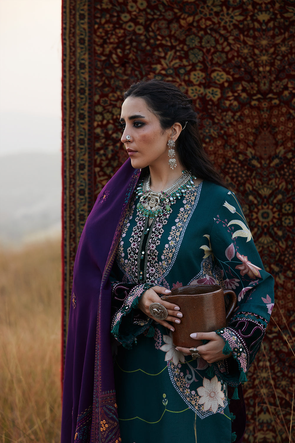 SERENEH-SRW25-06 – authentic Pakistani dress from the Winter Khaddar 25 collection for women in the UK