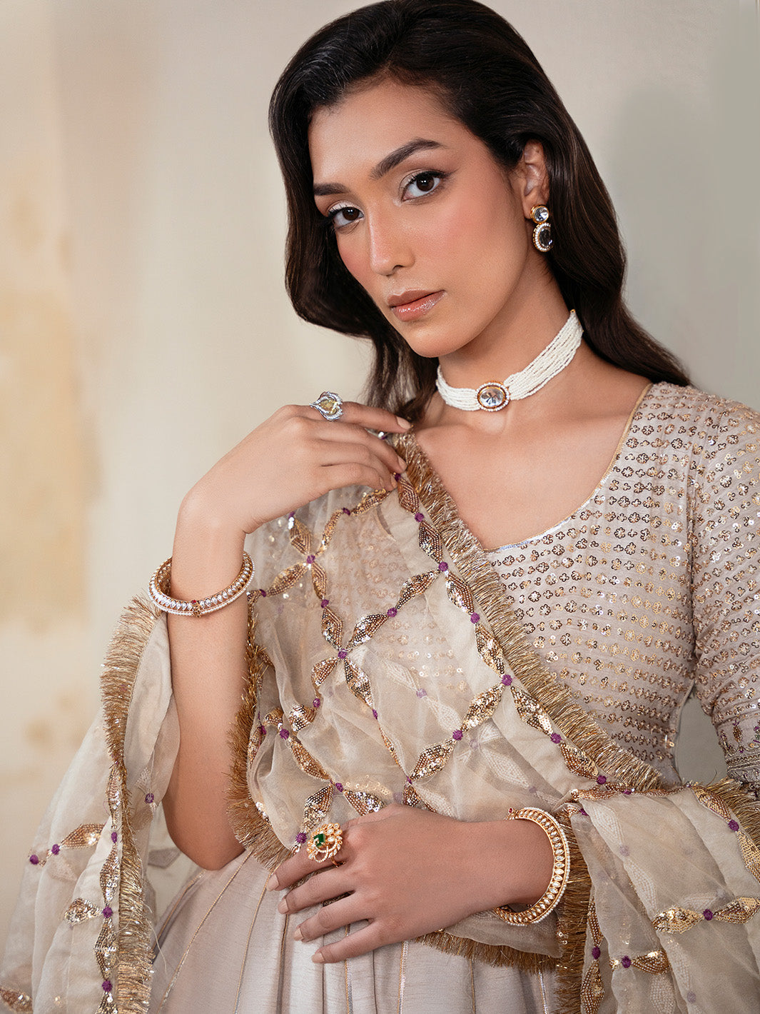 Faiza Faisal | Zareen Luxury Formals | DUCHESS - Formal Dress - available at Maria Faisal in UK and USA.
