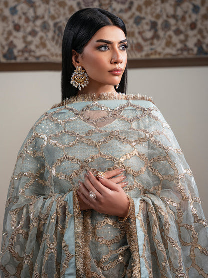 Faiza Faisal | Zareen Luxury Formals | OPAL - Formal Dress - available at Maria Faisal in UK and USA.