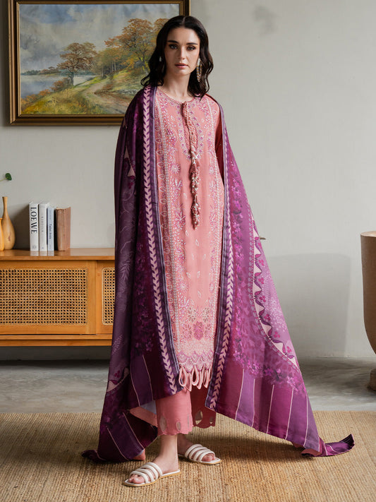 ROSEATE – authentic Pakistani dress from the Dastaan Khaddar 25 collection for women in the UK
