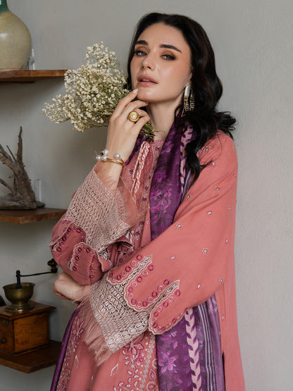 ROSEATE – authentic Pakistani dress from the Dastaan Khaddar 25 collection for women in the UK