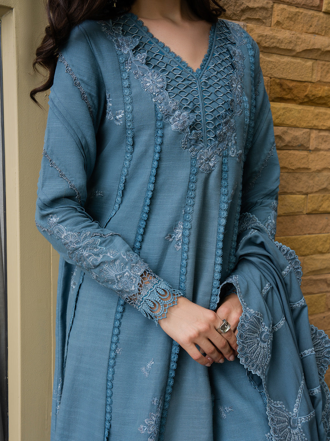 IMAAN – authentic Pakistani dress from the Dastaan Khaddar 25 collection for women in the UK