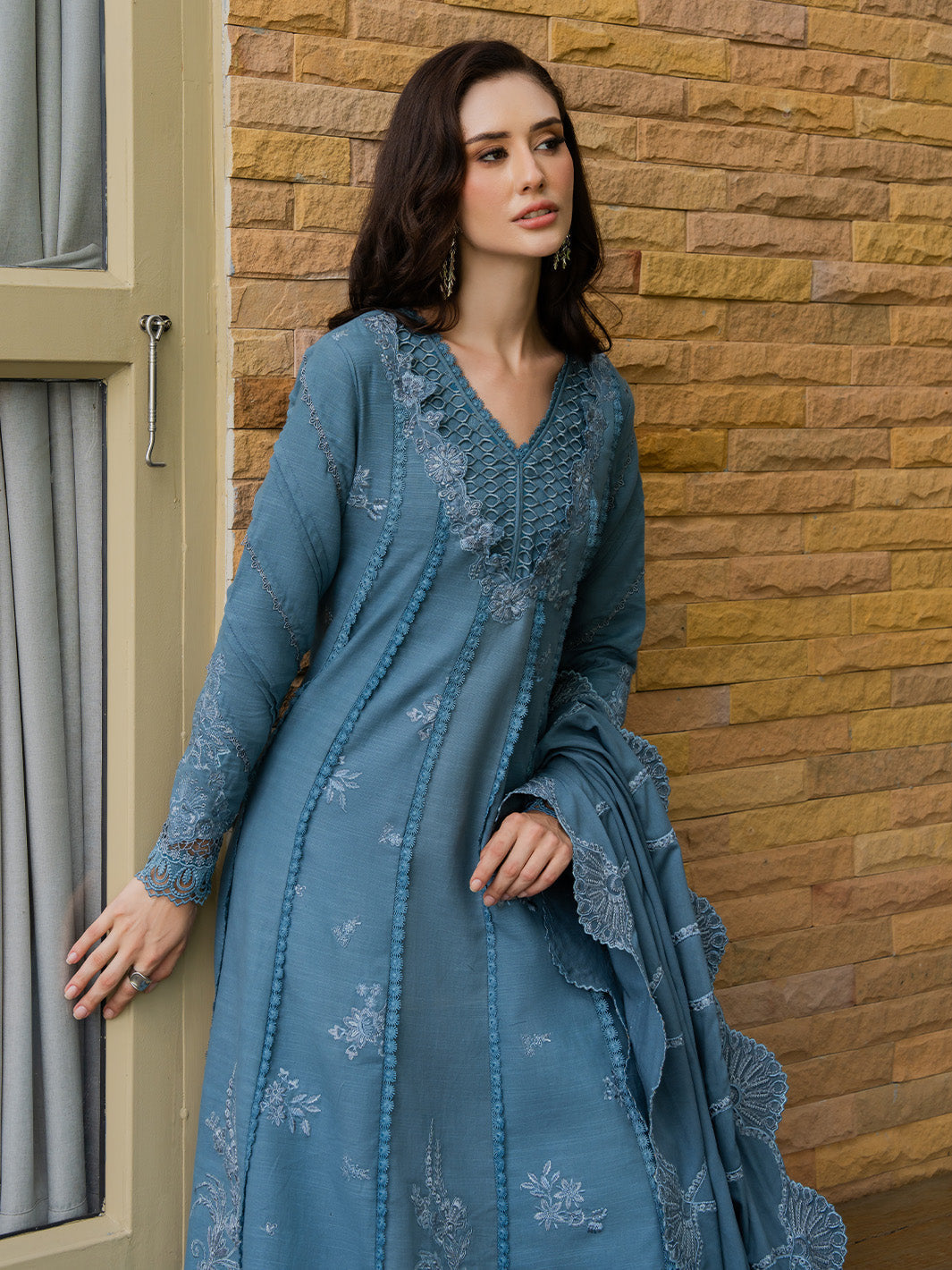 IMAAN – authentic Pakistani dress from the Dastaan Khaddar 25 collection for women in the UK