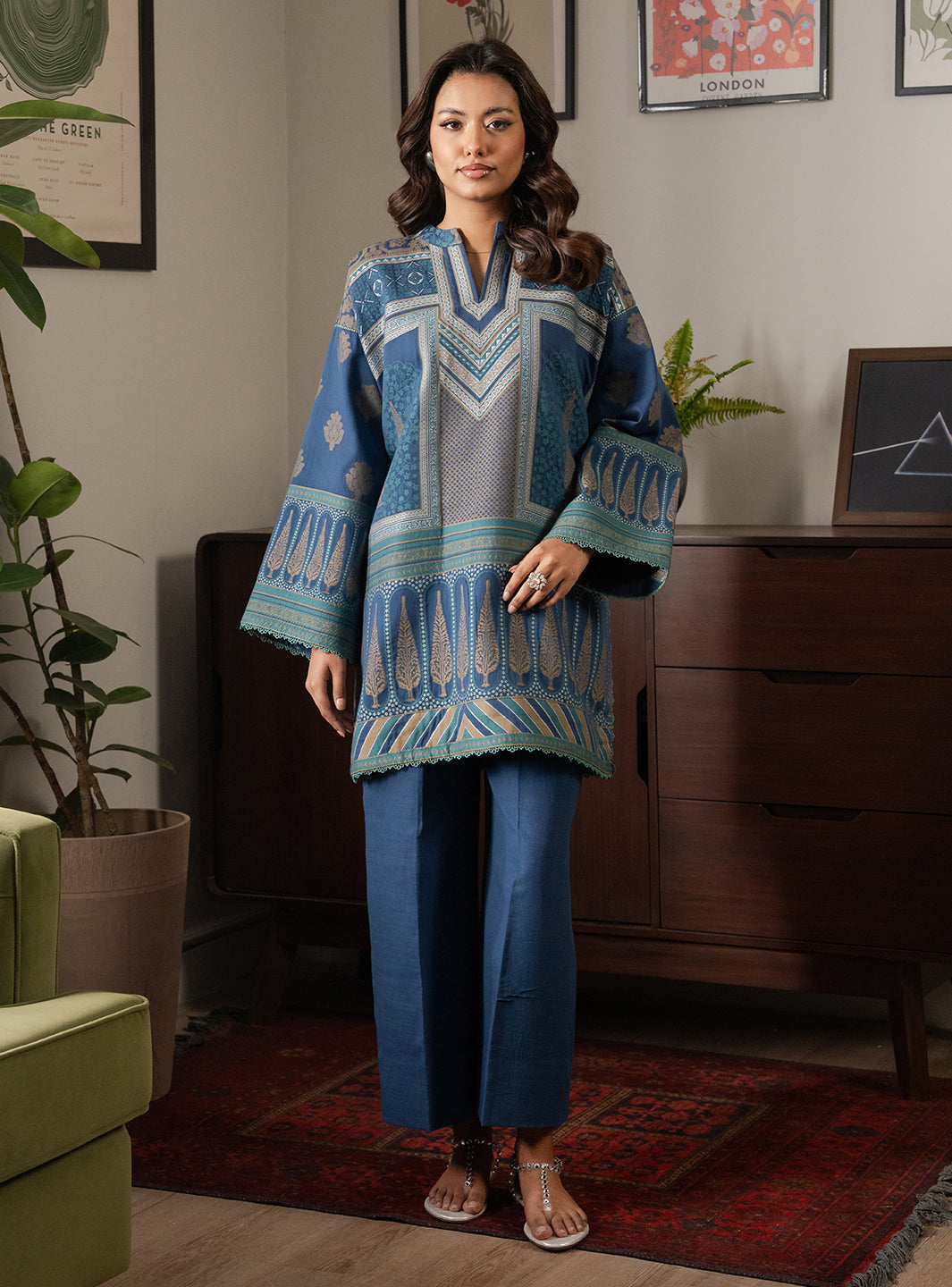 AZURE – authentic Pakistani dress from the Lumiere Pret collection for women in the UK