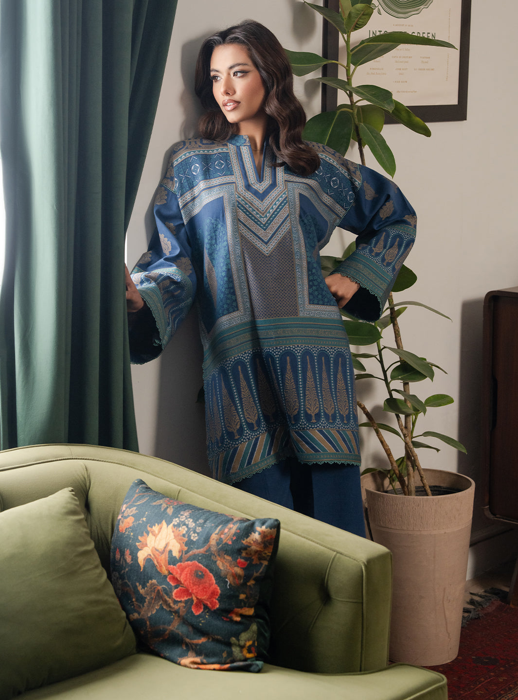 AZURE – authentic Pakistani dress from the Lumiere Pret collection for women in the UK