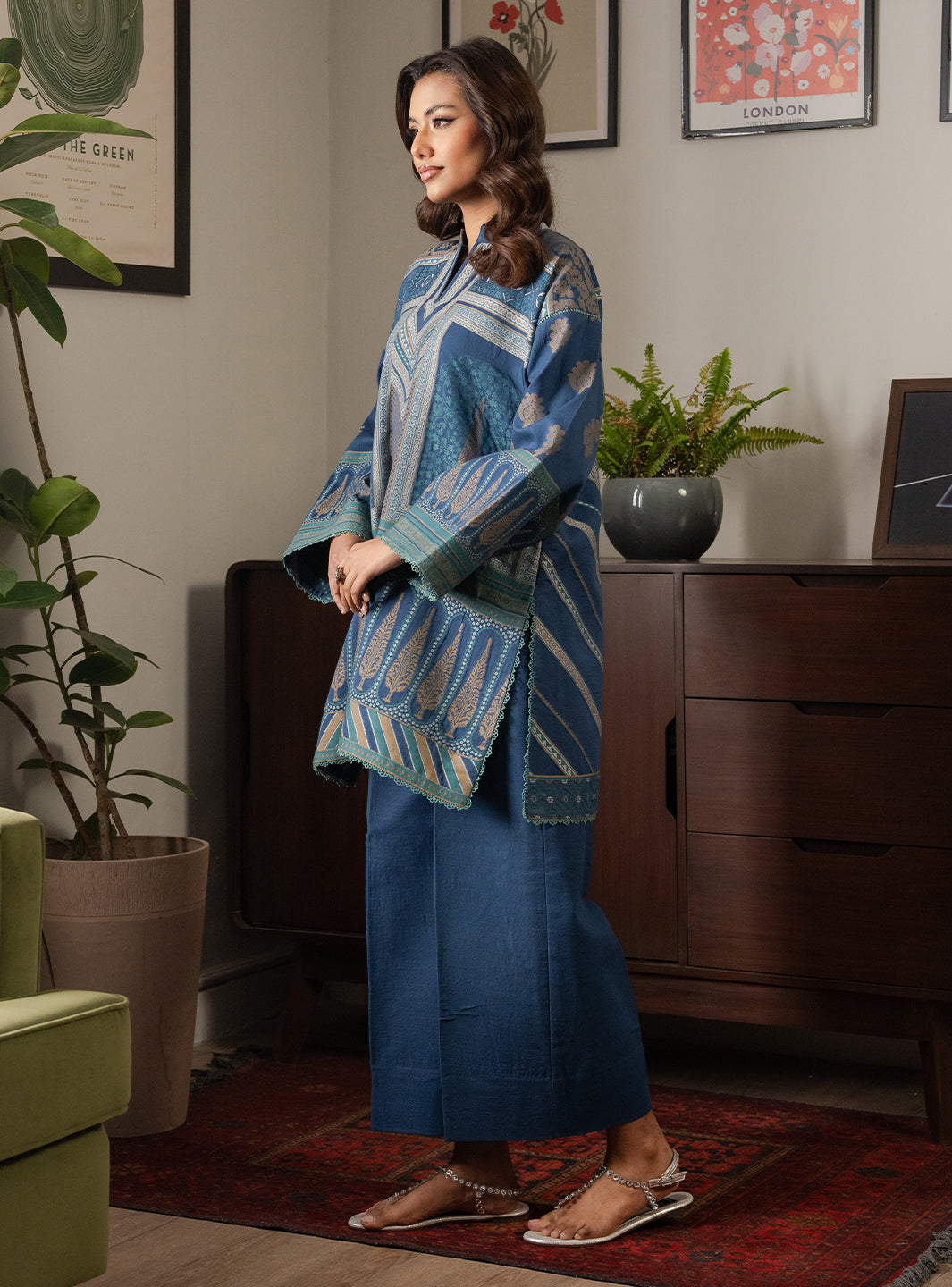 AZURE – authentic Pakistani dress from the Lumiere Pret collection for women in the UK