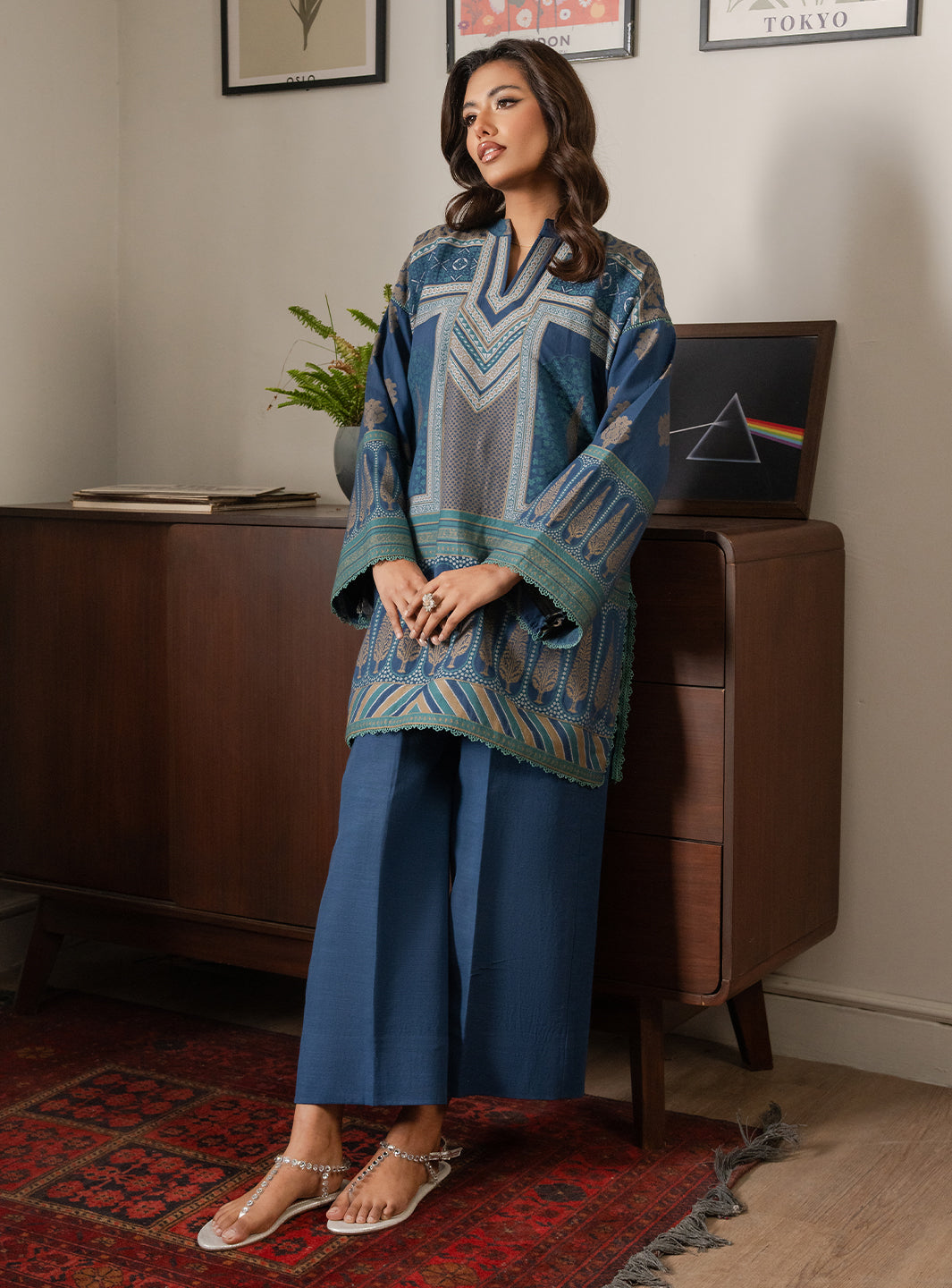 AZURE – authentic Pakistani dress from the Lumiere Pret collection for women in the UK