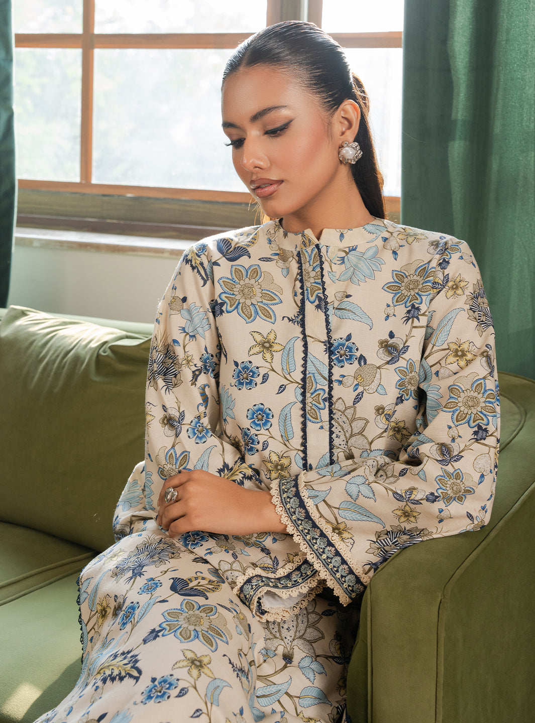 IVORY MIST – authentic Pakistani dress from the Lumiere Pret collection for women in the UK