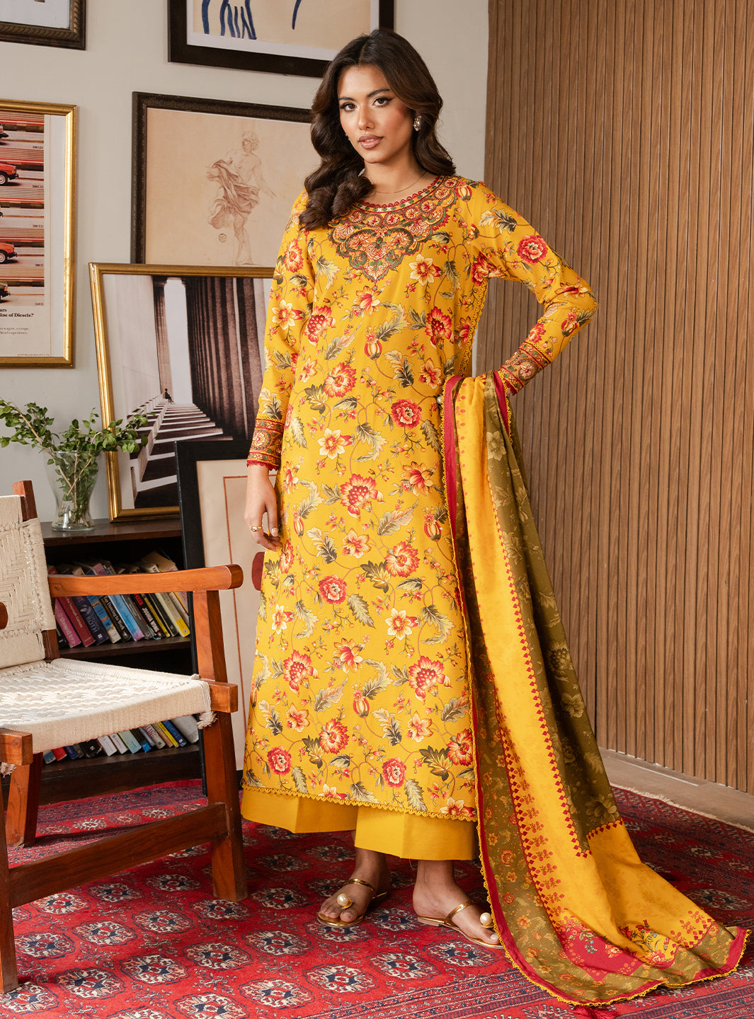SUNLIT PETAL – authentic Pakistani dress from the Lumiere Pret collection for women in the UK