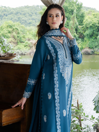 Faiza Faisal | Hoor Karandi | ESHAL - Luxury Dress - available at Maria Faisal in UK and USA.