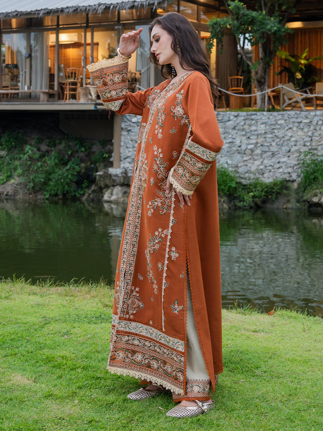 Faiza Faisal | Hoor Karandi | NAIRA - Luxury Dress - available at Maria Faisal in UK and USA.