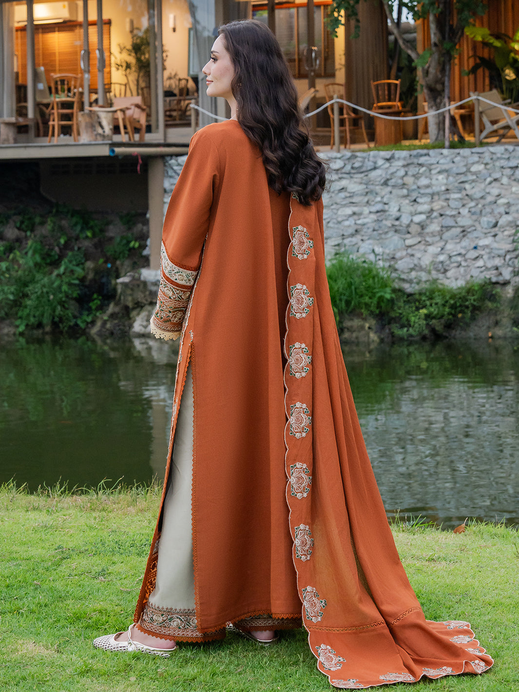 Faiza Faisal | Hoor Karandi | NAIRA - Luxury Dress - available at Maria Faisal in UK and USA.
