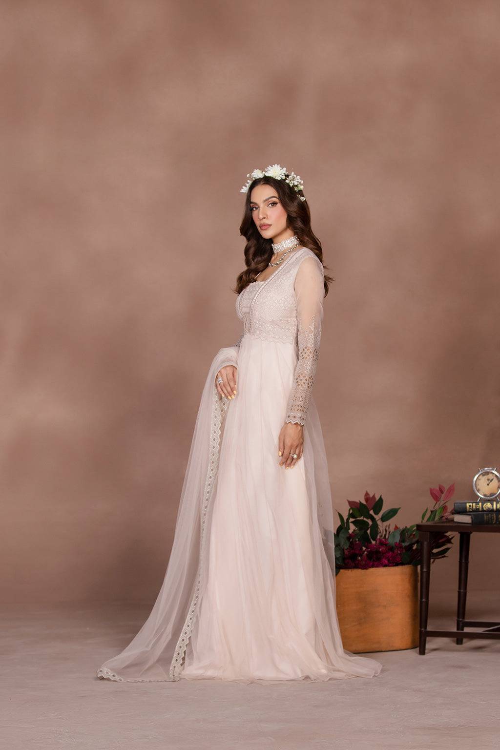 Flossie | Studio RTW | ROSE COLORED by Maria Faisal - Registered Vendor of : Flossie - type : Ladies Clothes - 100% original wedding dresses