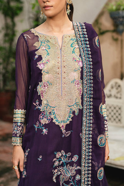 Maryum N Maria | Gulnaar Formals | 3 Piece Embroidered Chiffon POLINA - FSU5650 - Ladies Clothes - Maria Faisal