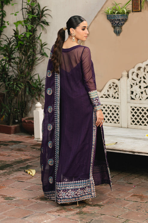 Maryum N Maria | Gulnaar Formals | 3 Piece Embroidered Chiffon POLINA - FSU5650 - Ladies Clothes - Maria Faisal