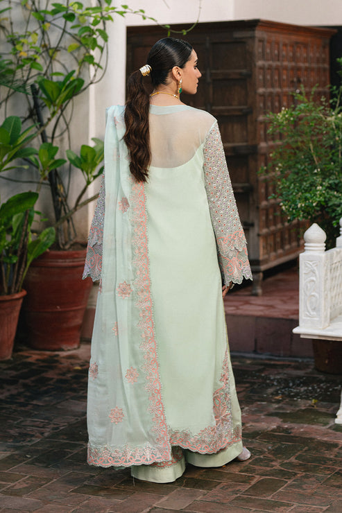 Maryum N Maria | Gulnaar Formals | 3 Piece Embroidered Chiffon TATIANA - FSU5652 - Ladies Clothes - Maria Faisal