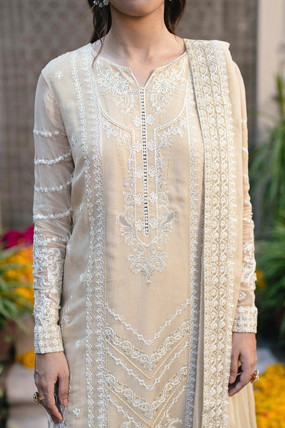 Maryum N Maria | Gulnaar Formals | 3 Piece Embroidered Chiffon ANASTASIA - FSU5655 - Ladies Clothes - Maria Faisal
