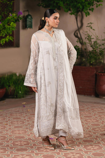 Maryum N Maria | Gulnaar Formals | 3 Piece Embroidered Chiffon FAINA - FSU5656 - Ladies Clothes - Maria Faisal